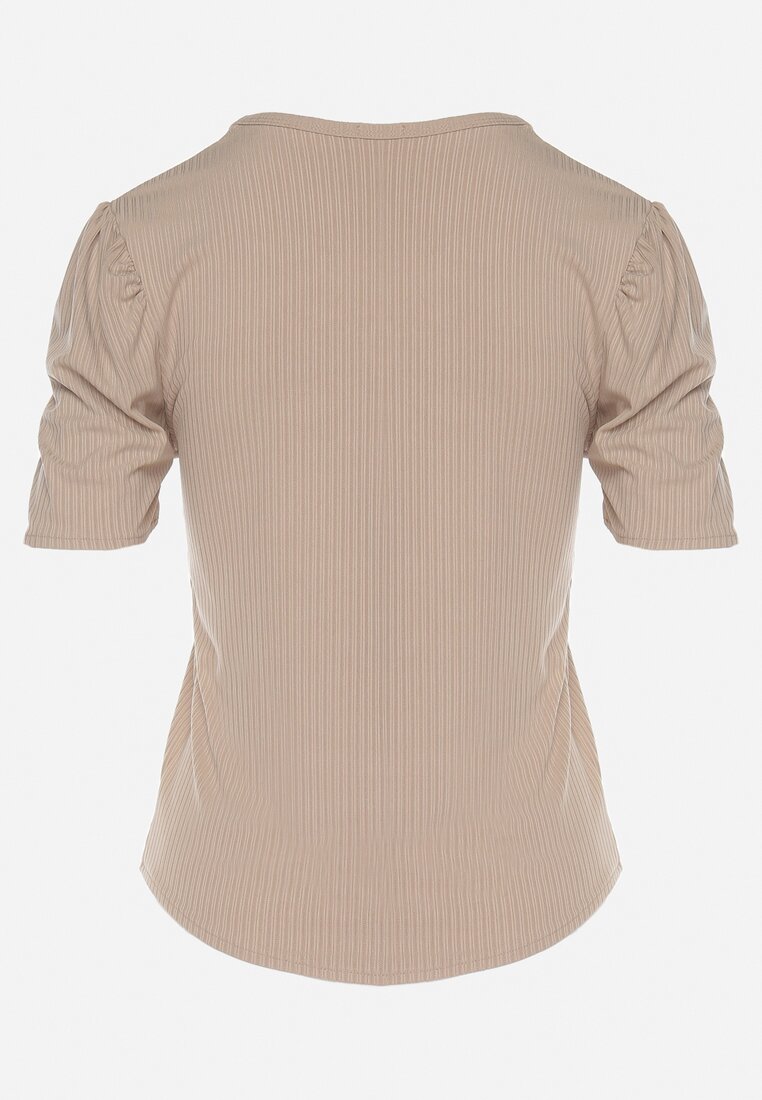 T-shirt Bej închis