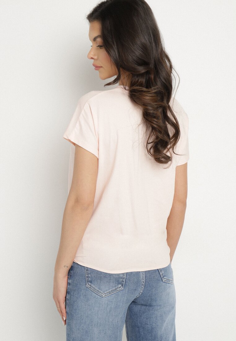 T-shirt Roz deschis