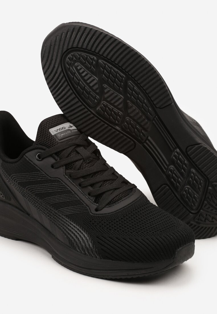 Czarne Buty Sportowe Sneakersy z Siateczki Nairioris