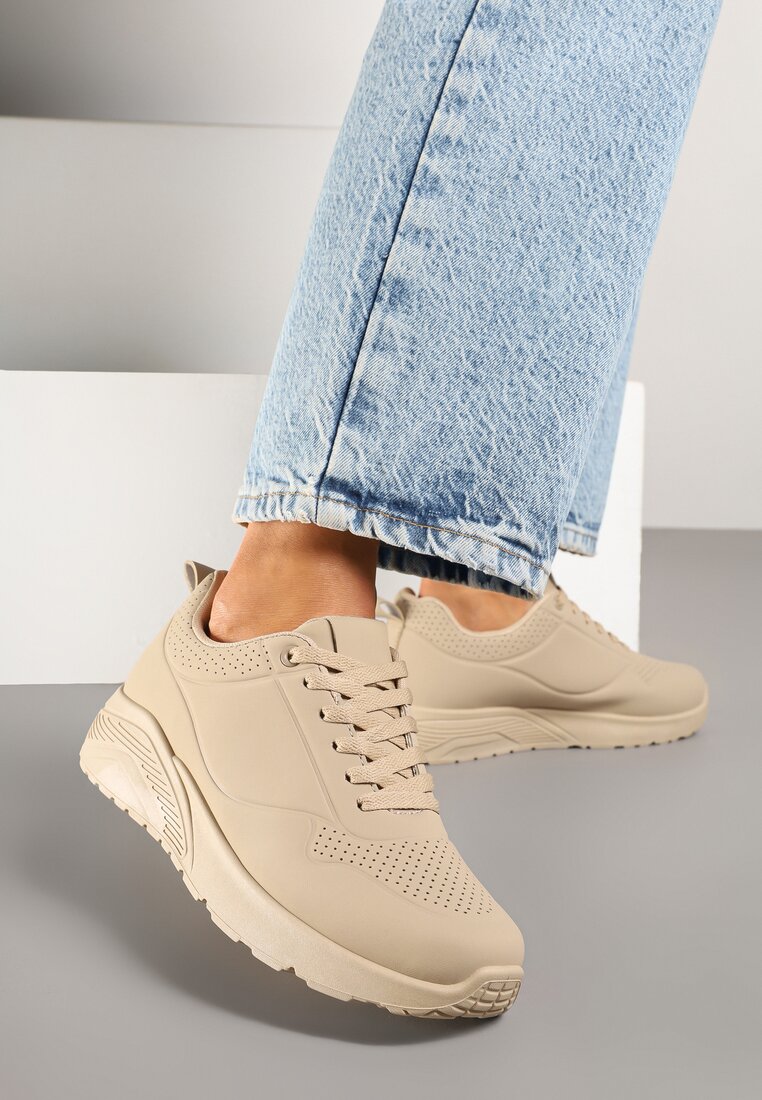 Sneakers Bej închis