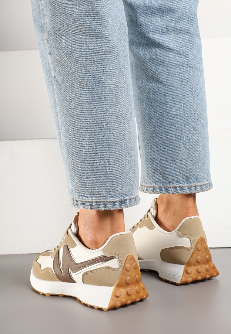 Sneakers Bej închis