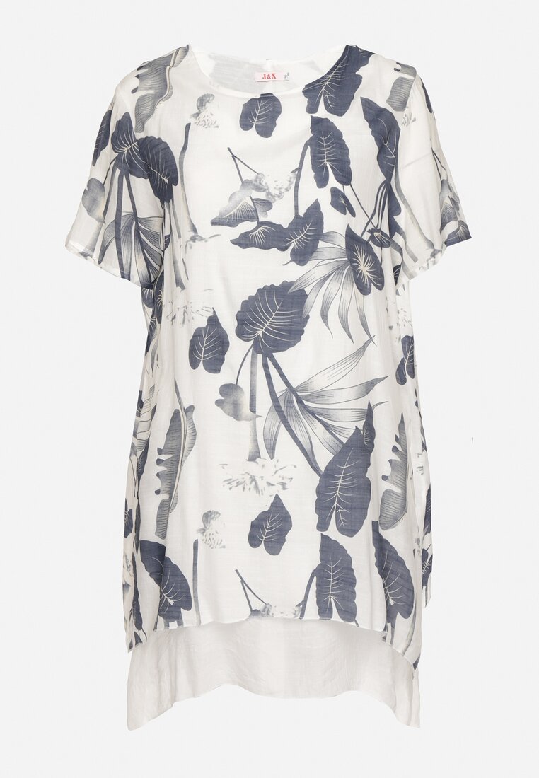 Rochie Bleumarin cu alb