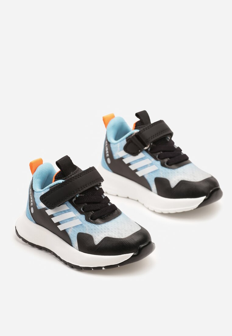 Czarno-Niebieskie Buty Sportowe Sneakersy Clibee Ozdobione Paskami Alisse