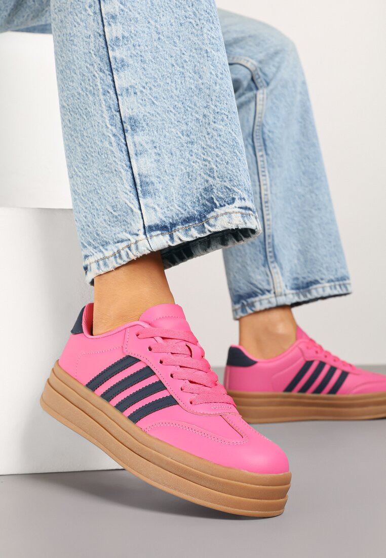 Sneakers Roz cu albastru