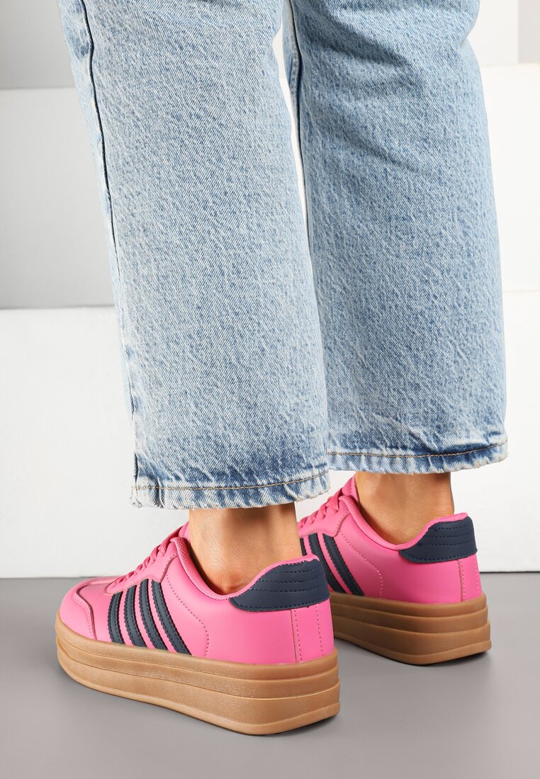 Sneakers Roz cu albastru