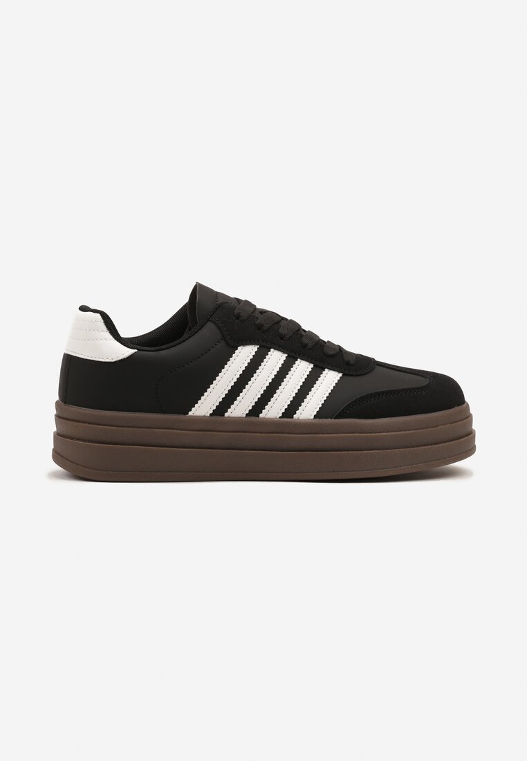 Sneakers Negru cu alb