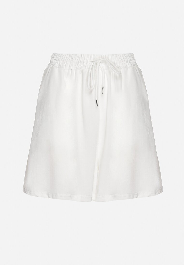 Pantaloni scurți Albi