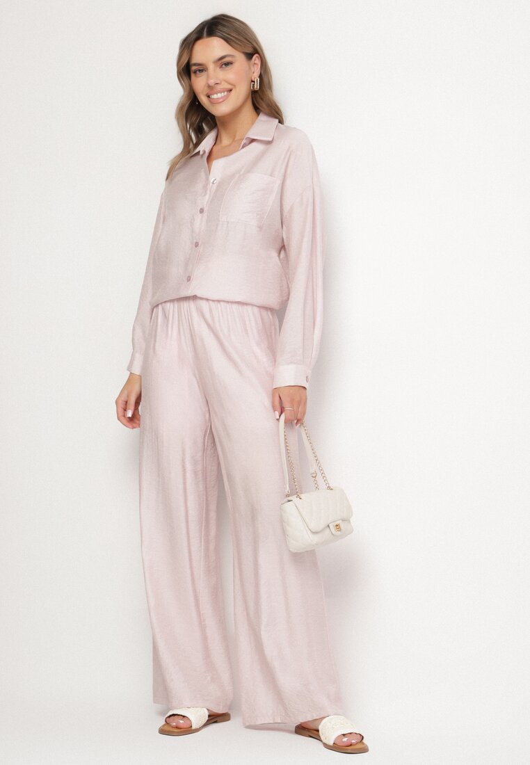 Pantaloni Roz deschis