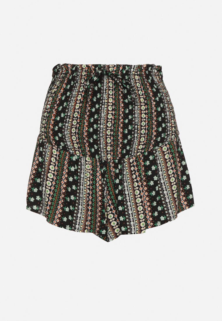 Pantaloni scurți Negru cu verde