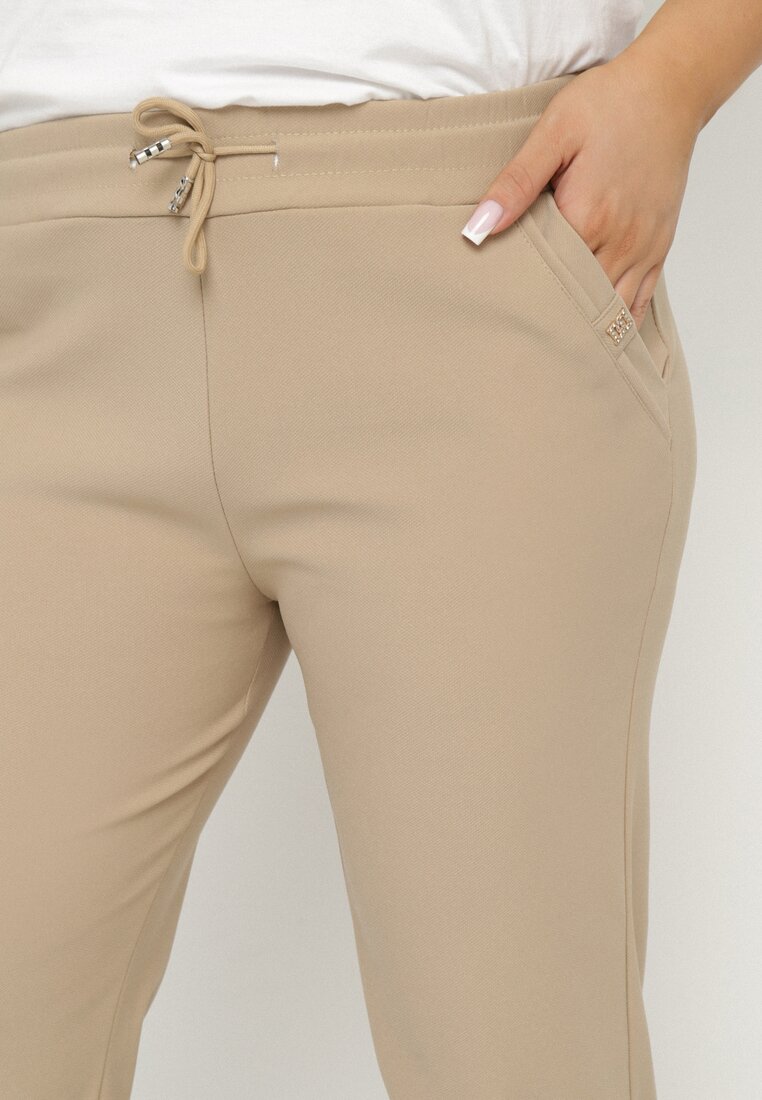 Pantaloni Bej deschis