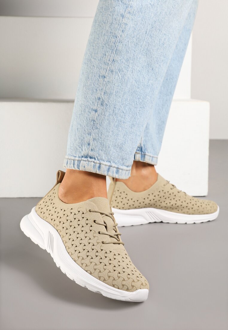Sneakers Bej închis