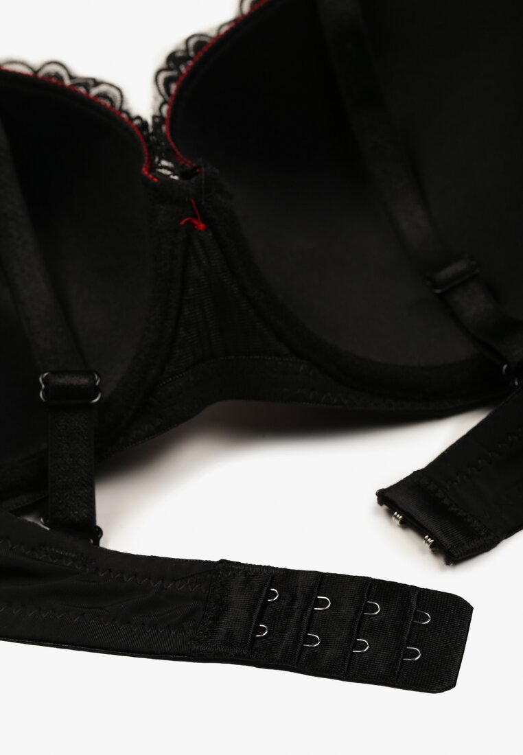Sutien Negru cu bordo
