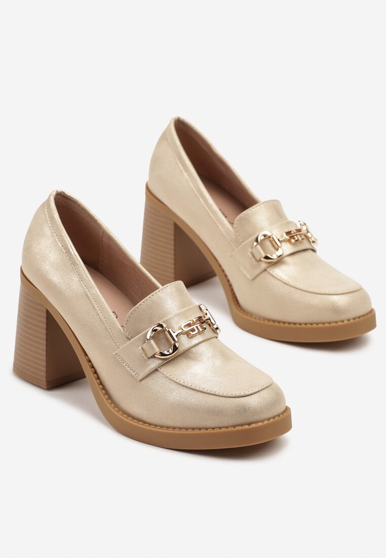Pantofi casual Aurii
