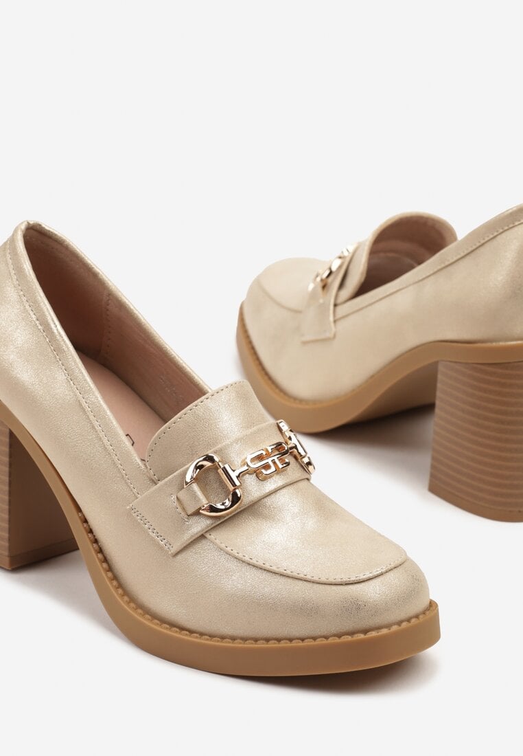 Pantofi casual Aurii