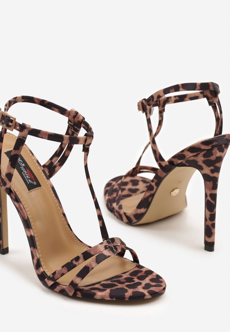 Pantofi stiletto Imprimeu leopard