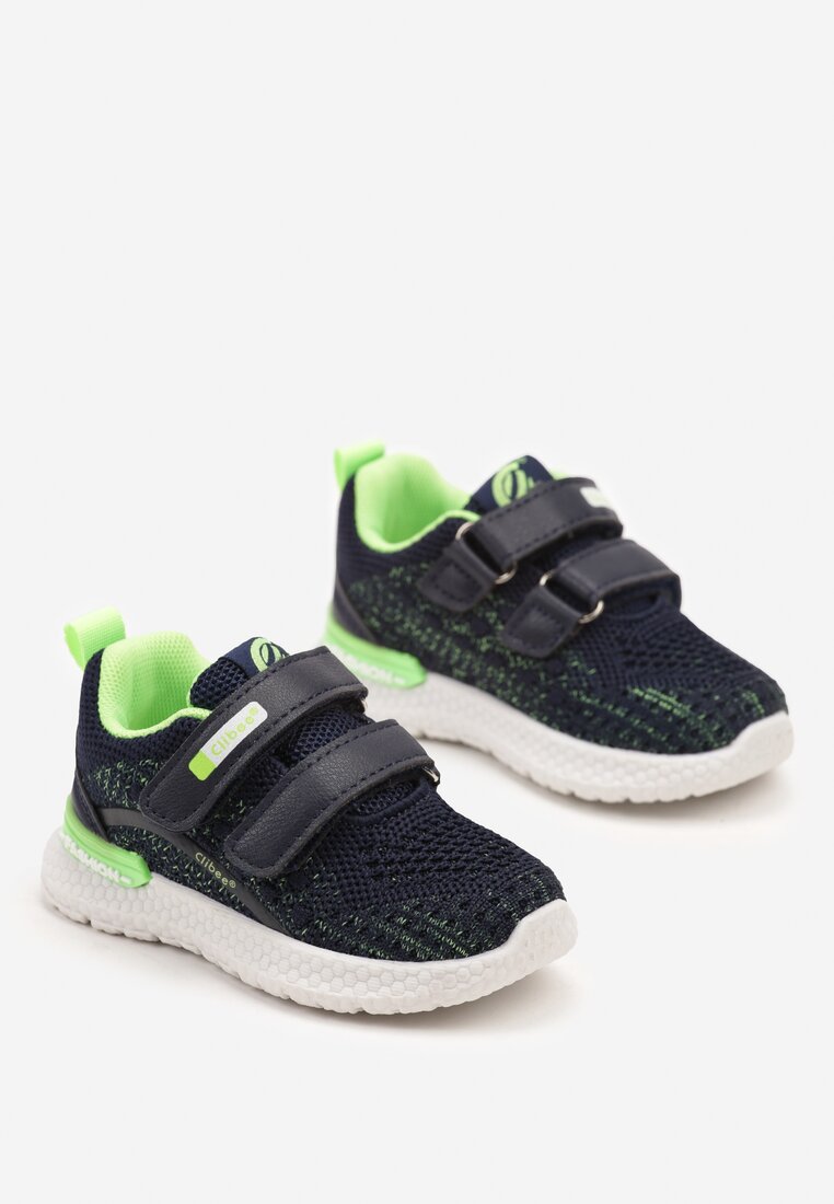 Pantofi sport Albastru cu verde