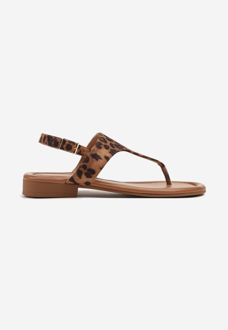 Sandale Imprimeu leopard