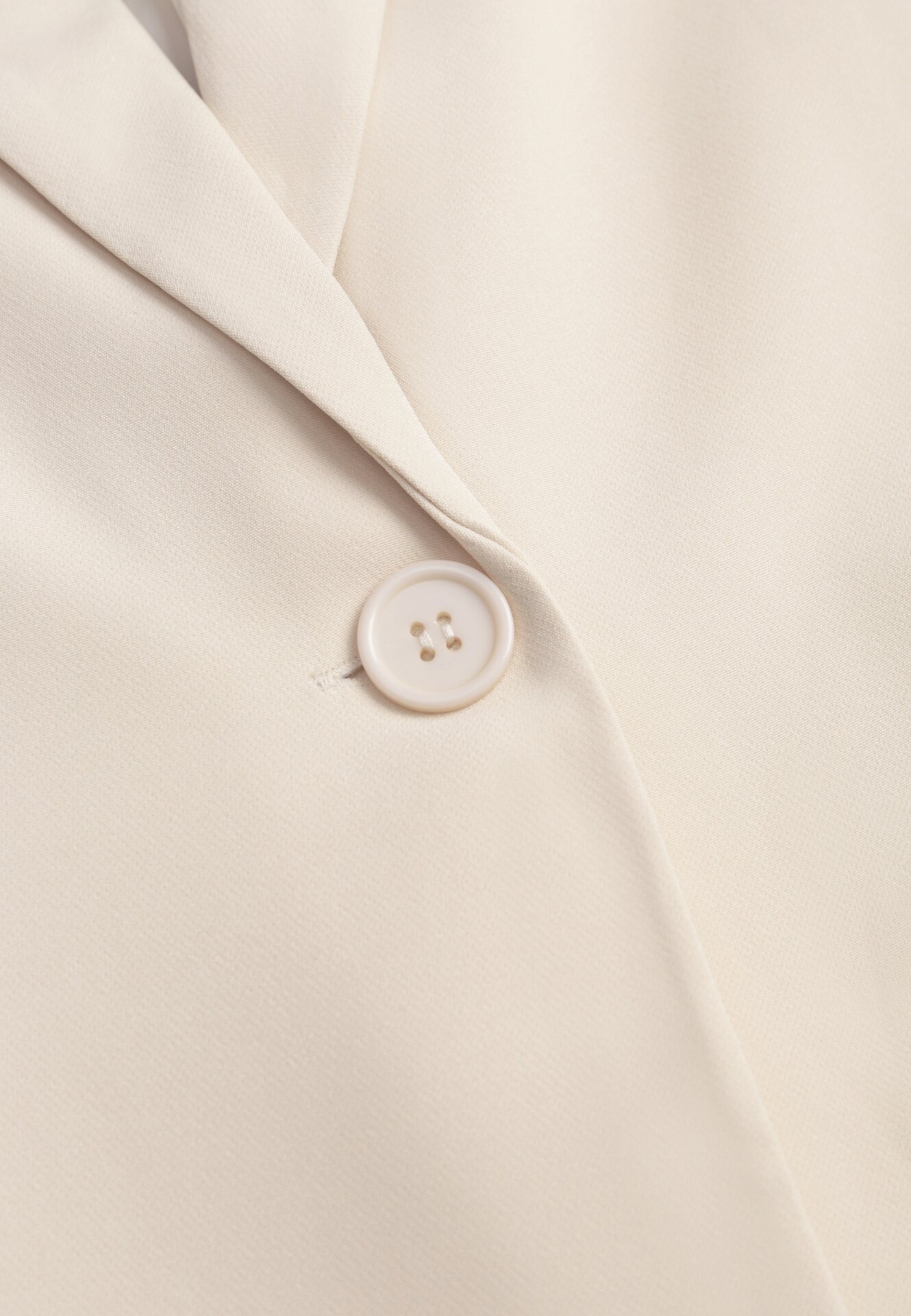 Beżowa Marynarka Ozdobiona Imitacją Kieszeni Sovzedi