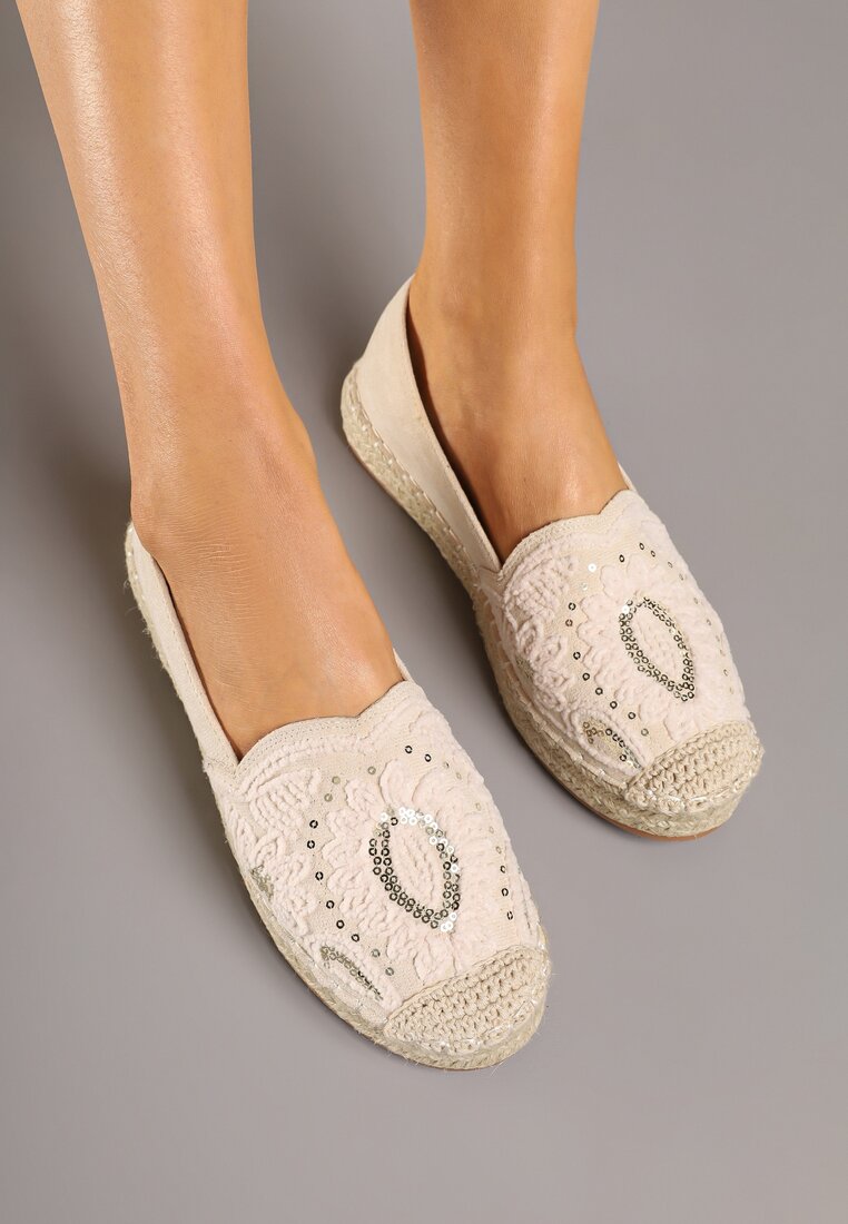 Espadrile Bej