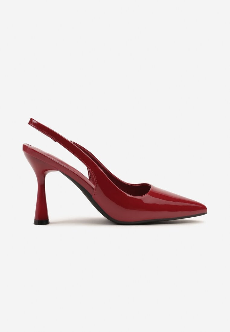 Pantofi stiletto Bordo