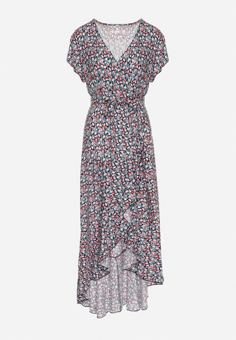 Rochie Neagră cu verde