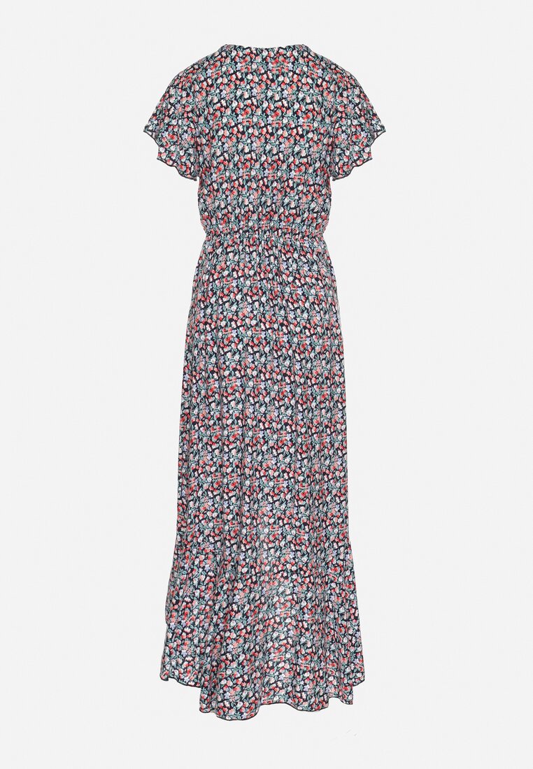 Rochie Neagră cu verde