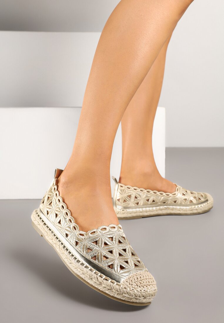Espadrile Aurii