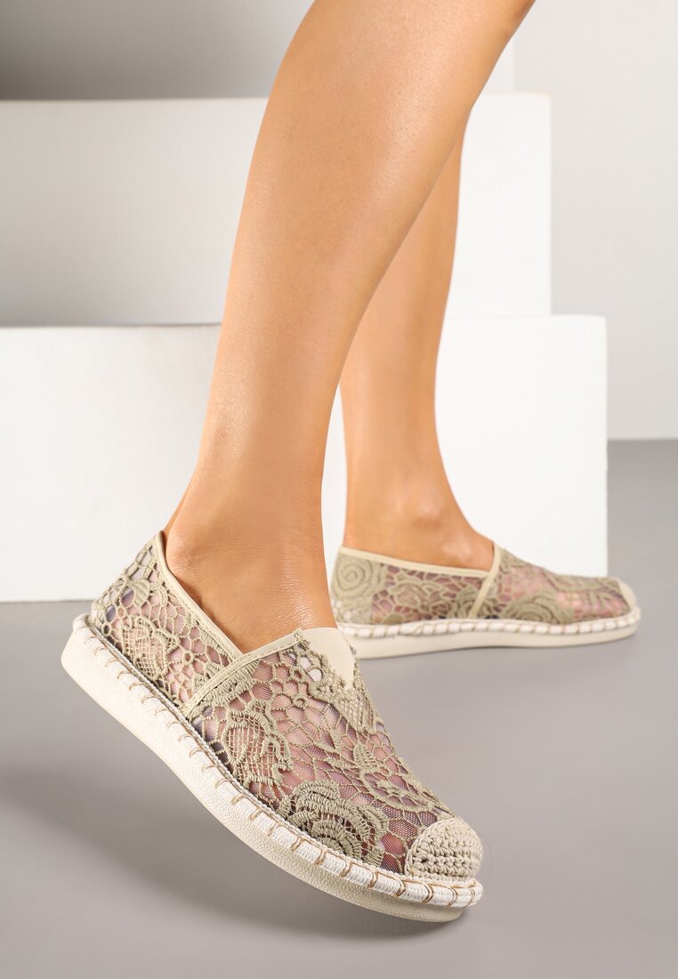 Espadrile Bej închis