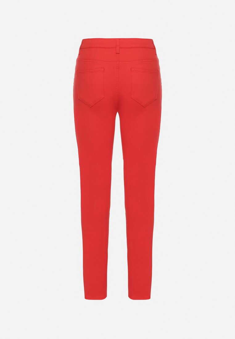 Czerwone Spodnie Skinny Kyllienne
