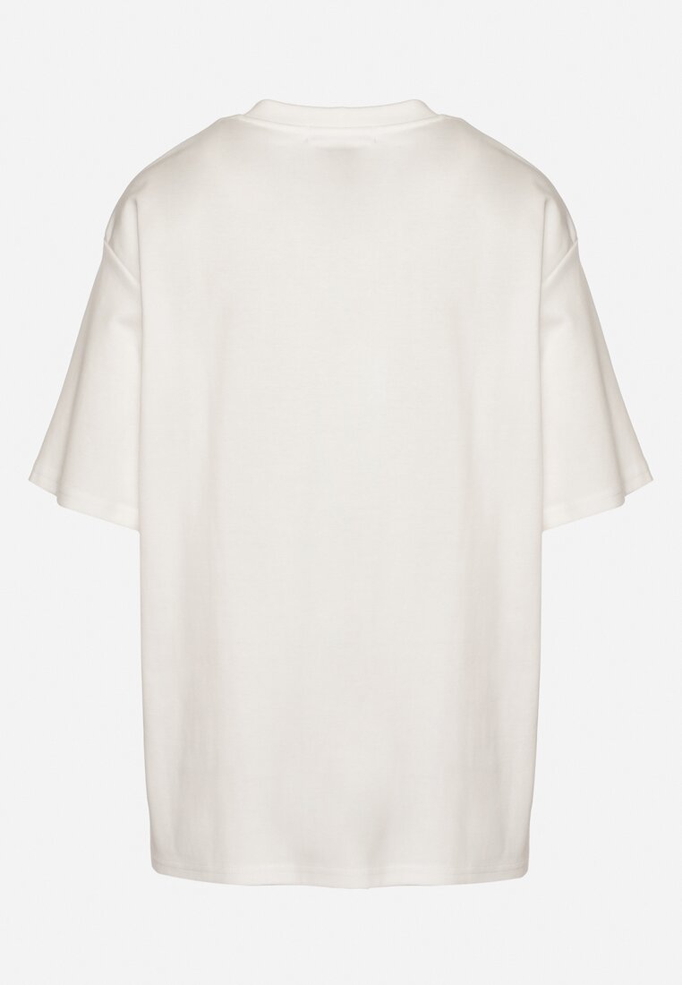 Biały Bawełniany Klasyczny T-shirt Merovira