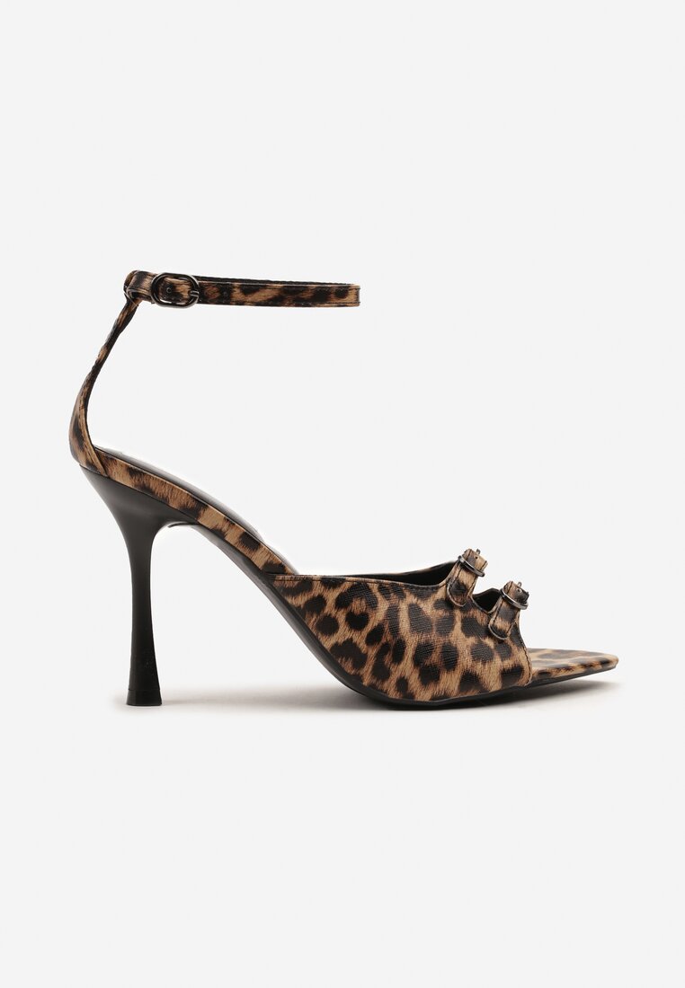 Sandale Imprimeu leopard
