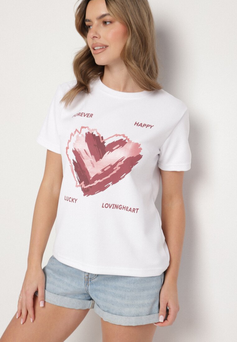 T-shirt Alb