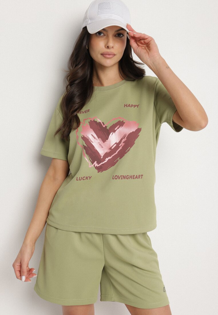 T-shirt Verde deschis