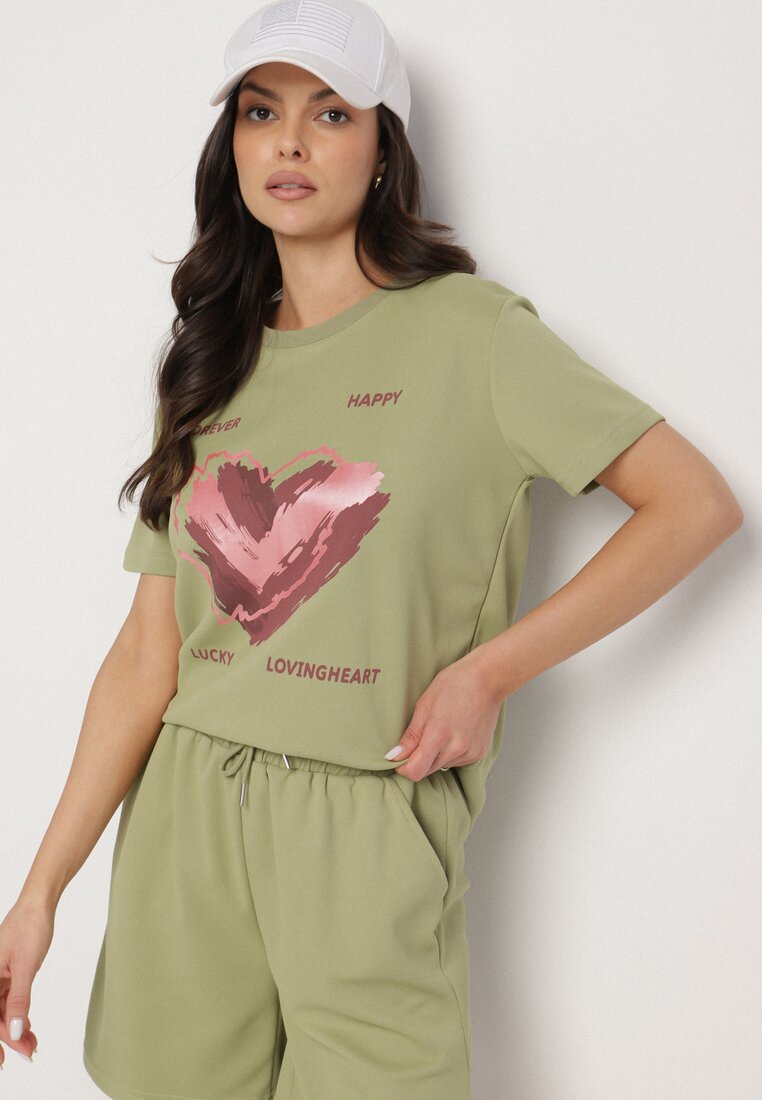 T-shirt Verde deschis