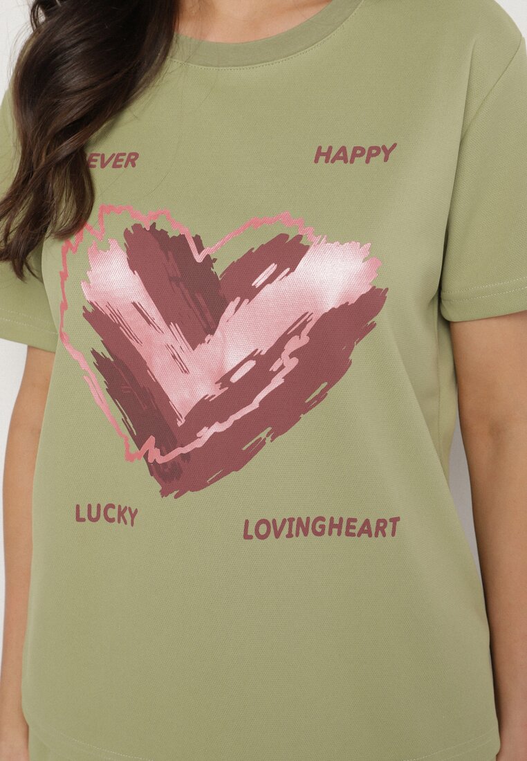 T-shirt Verde deschis