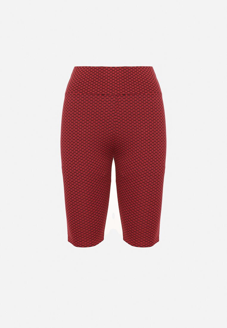 Czerwone Szorty Kolarki z Efektem Push-Up Briala
