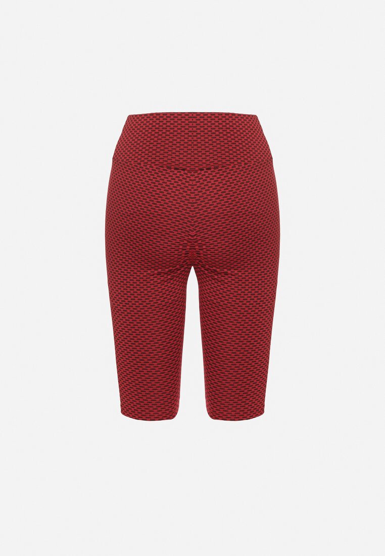 Czerwone Szorty Kolarki z Efektem Push-Up Briala