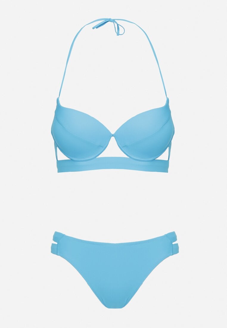 Costum de baie bikini Albastru deschis