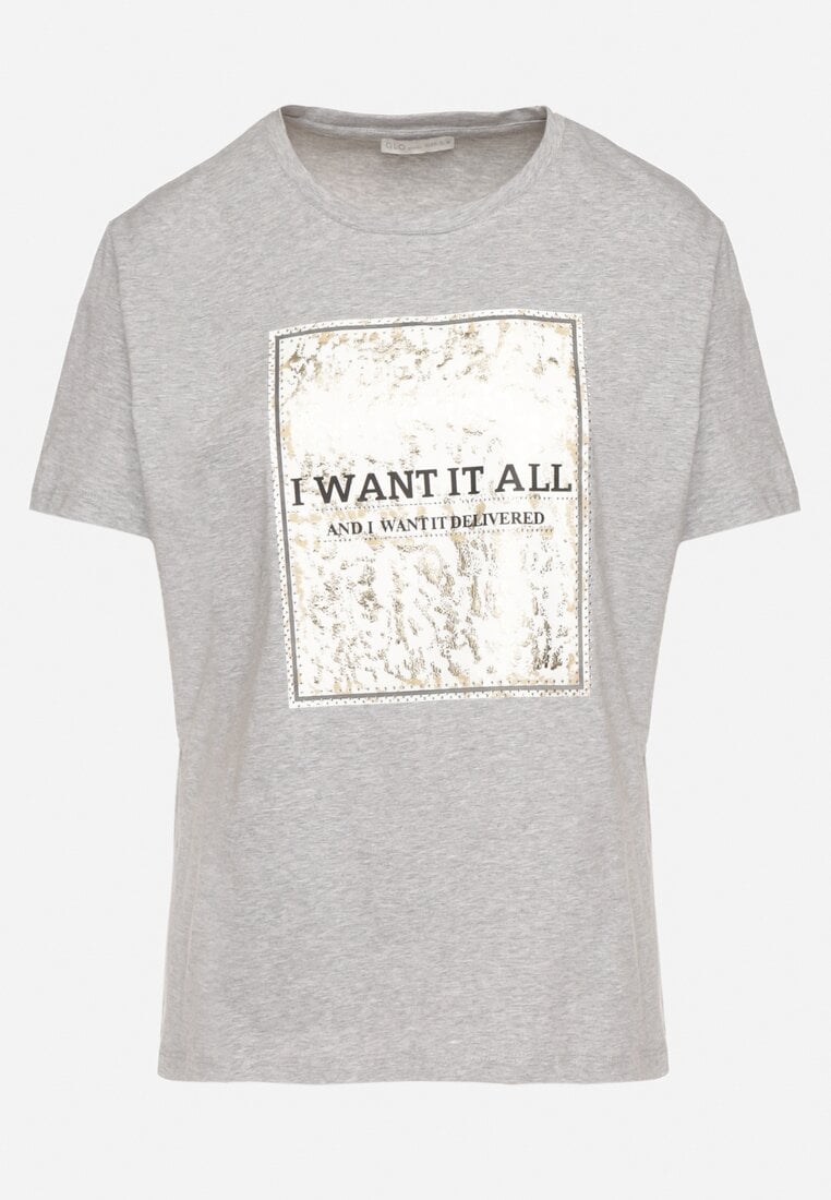 T-shirt Gri deschis
