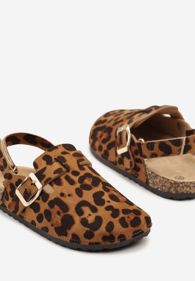 Sandale Imprimeu leopard