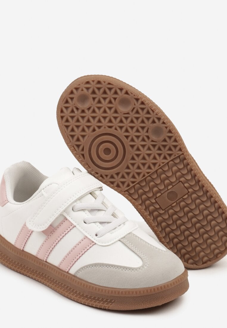 Pantofi sport Alb cu roz