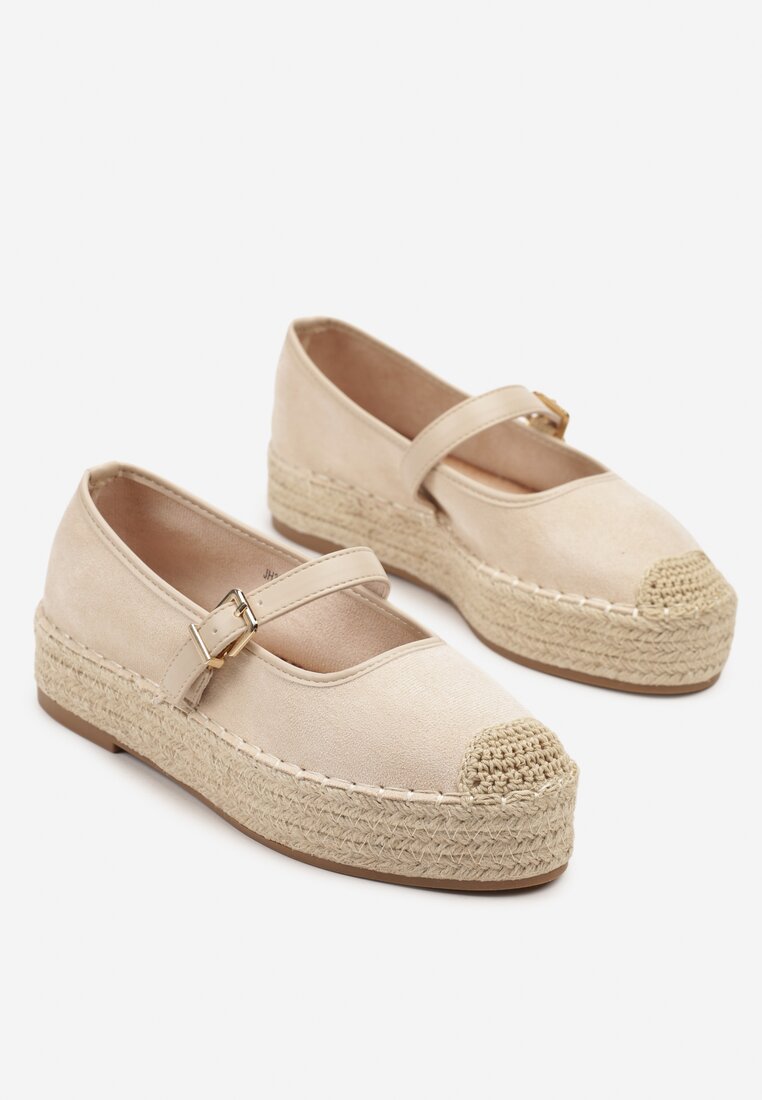 Espadrile Bej