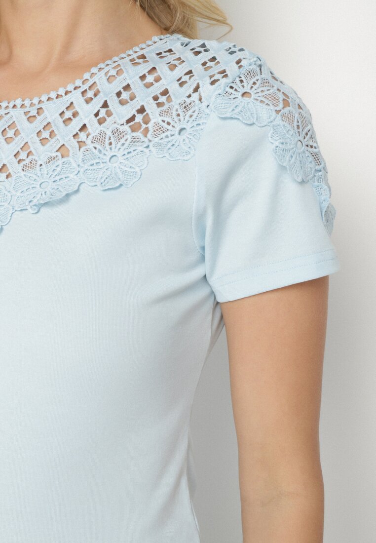 T-shirt Albastru deschis