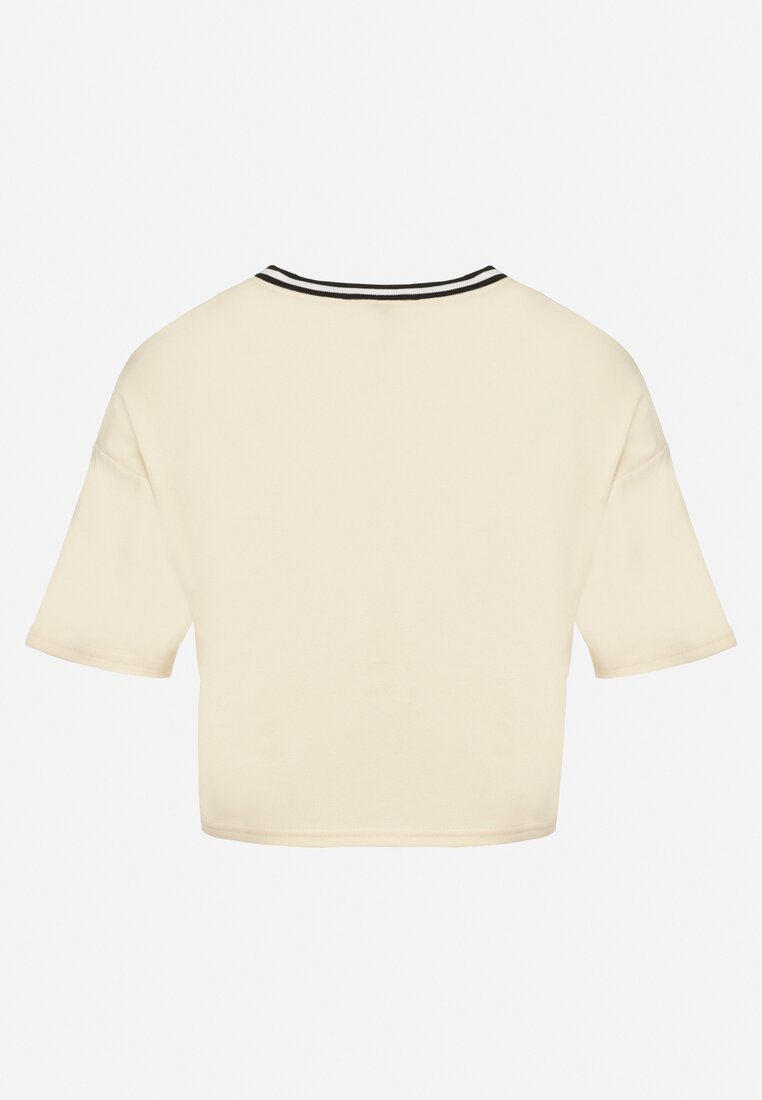 T-shirt Bej deschis