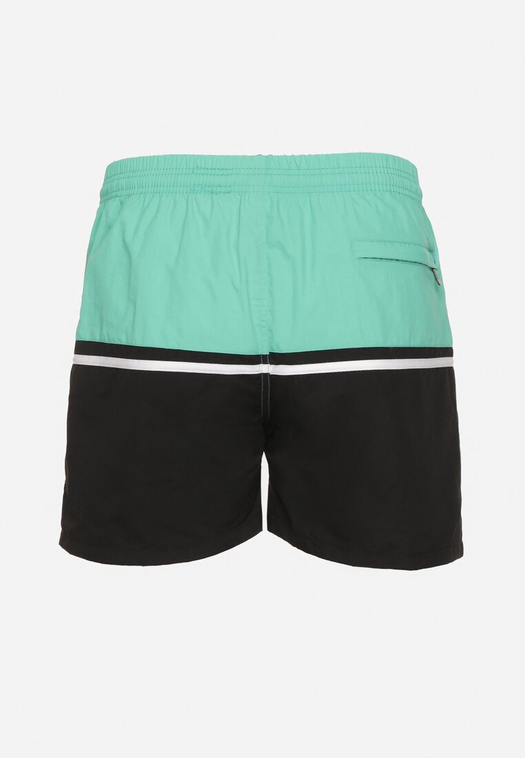 Pantaloni scurți Verde cu negru