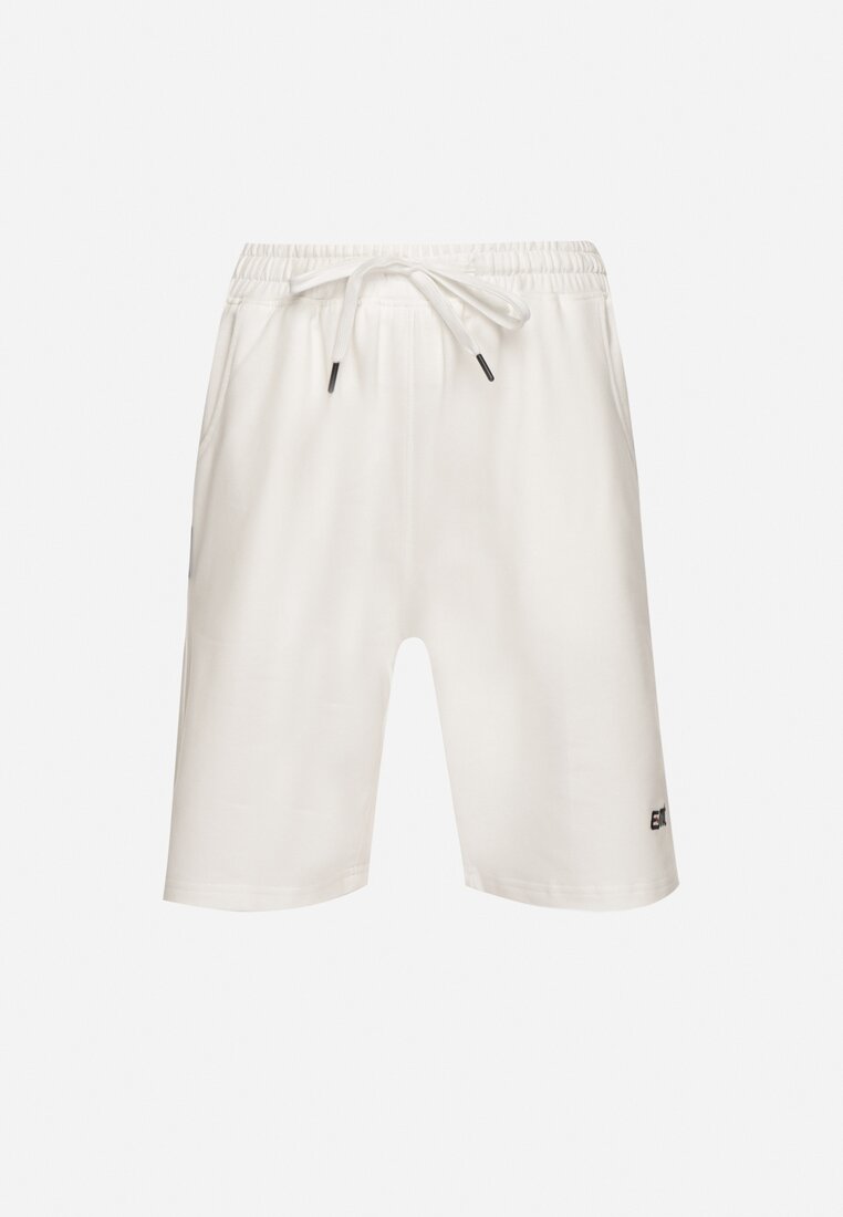 Pantaloni scurți Albi