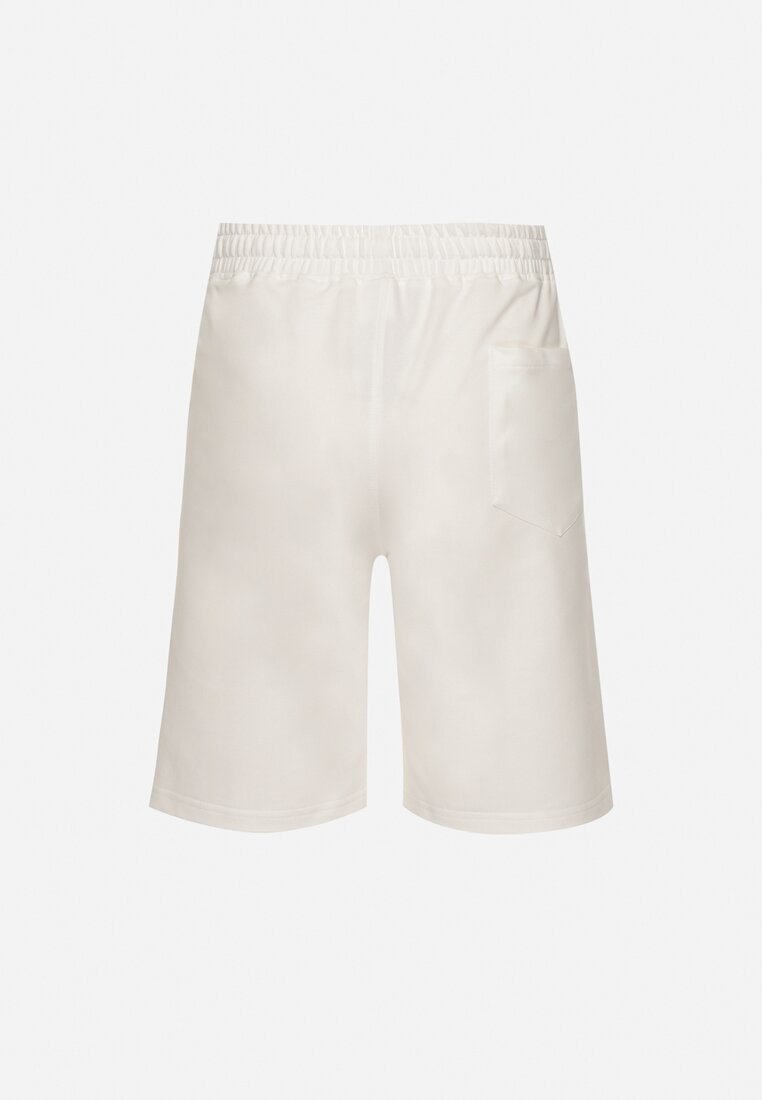 Pantaloni scurți Albi