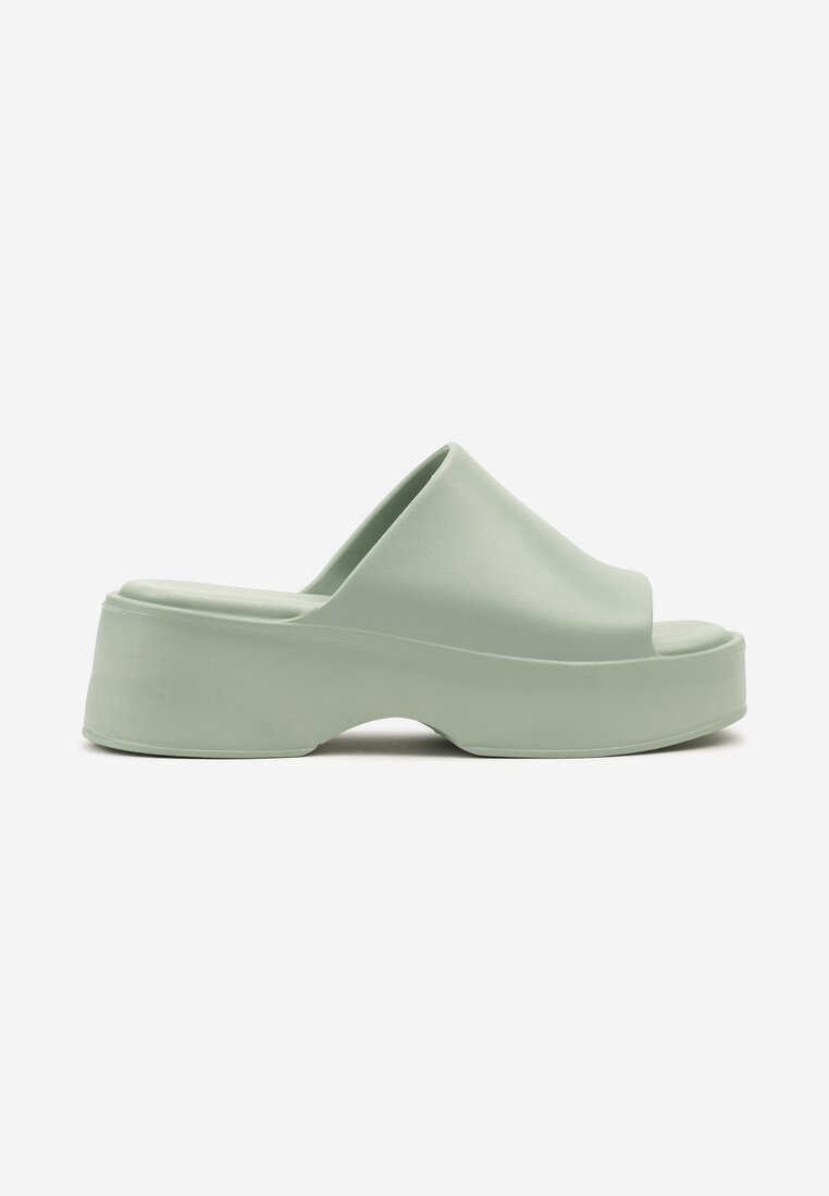 Papuci Verde închis