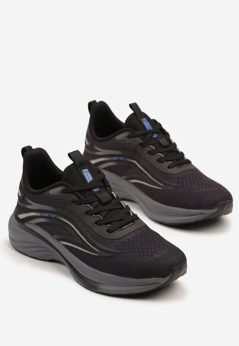 Pantofi sport Negru cu albastru