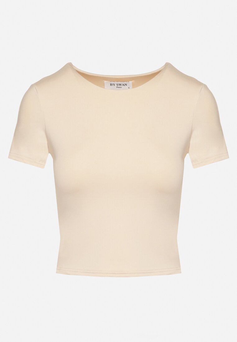 T-shirt Bej deschis